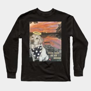 Dog memorial: forever warm in the sunshine Long Sleeve T-Shirt